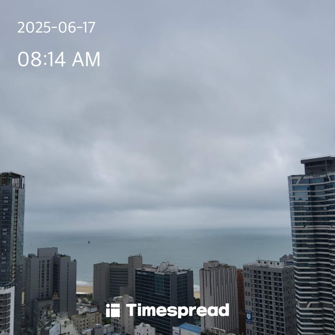 흐리게 시작하는 하늘