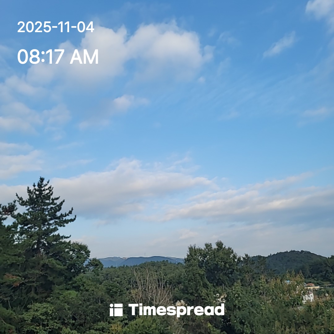 하루 한번 하늘보기 챌린지