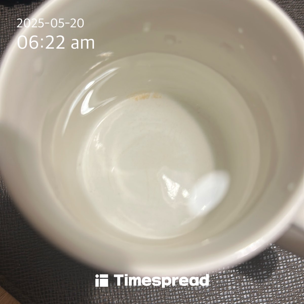 물한잔으로 시작