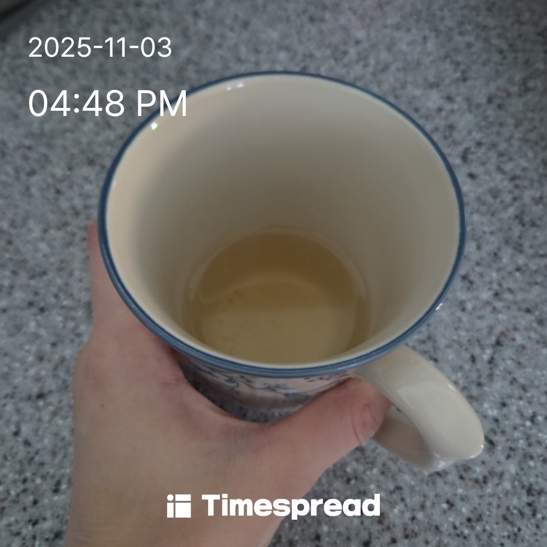 하루 한 번 물 한 잔 마시기 1일차