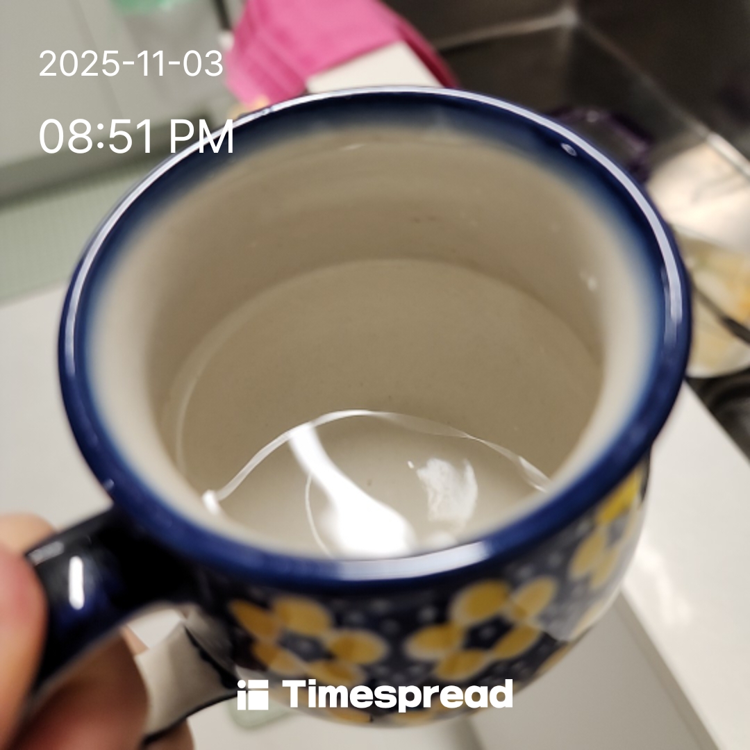 물 챌린지 1일차 인증