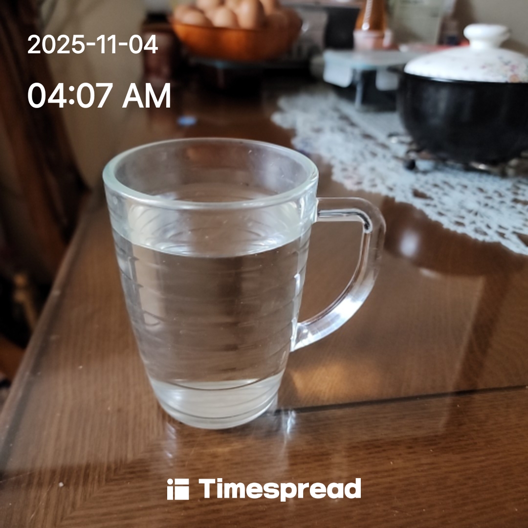 물 한잔의 소중함