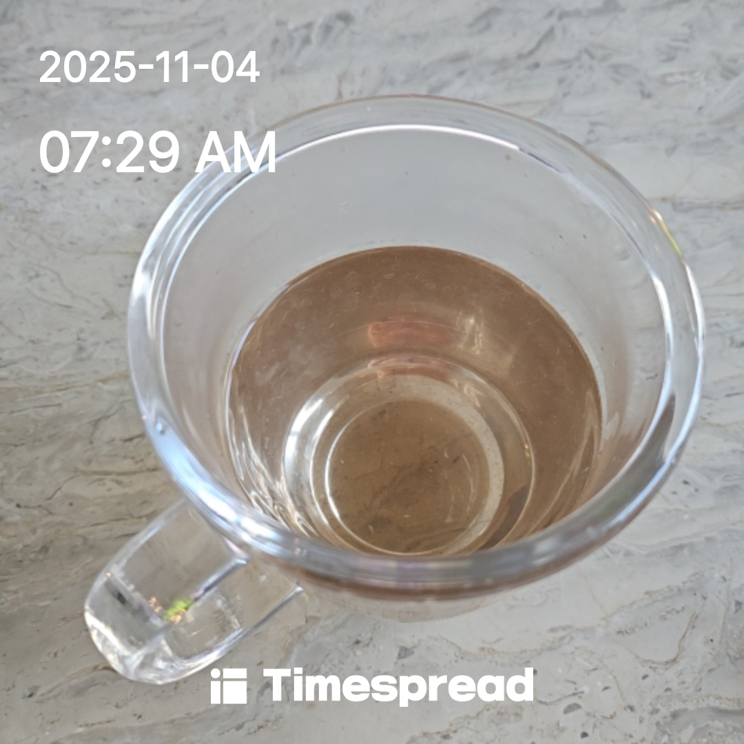 일어나서 따스한 물한잔 부터 잘 챙기자