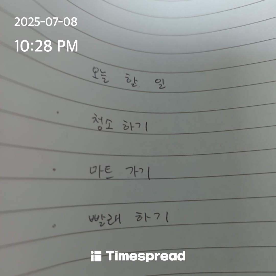 하루할일