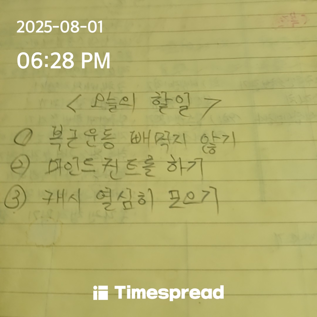 하루할일 