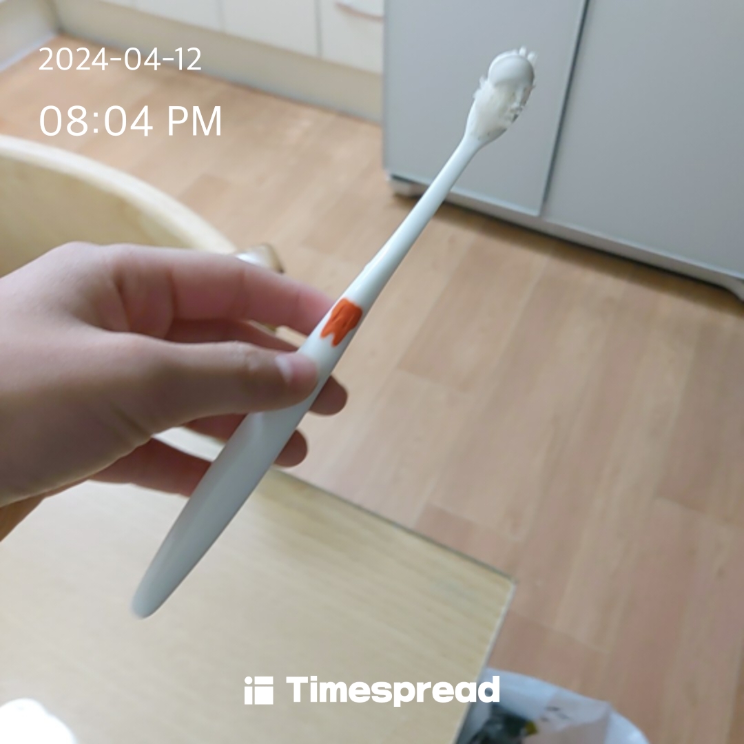 자기전에 양치하기.