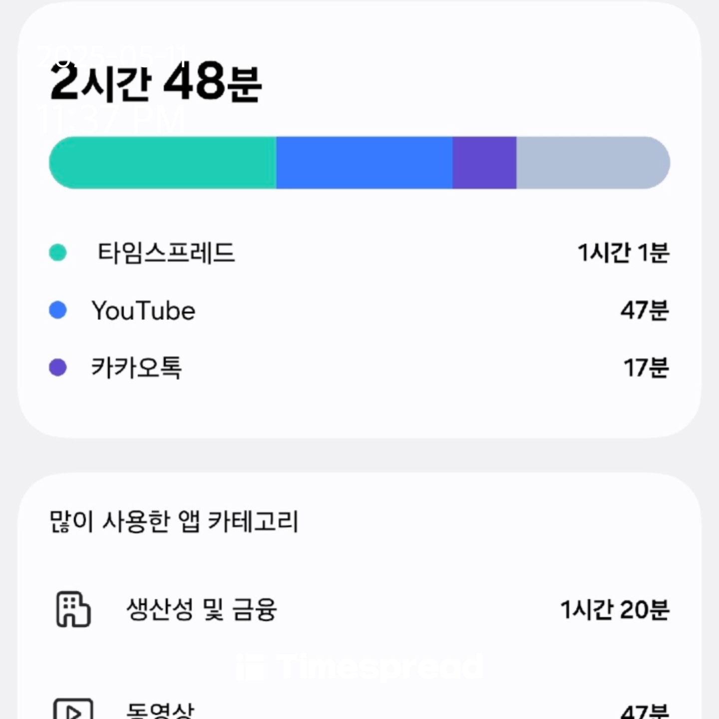 오늘사용량