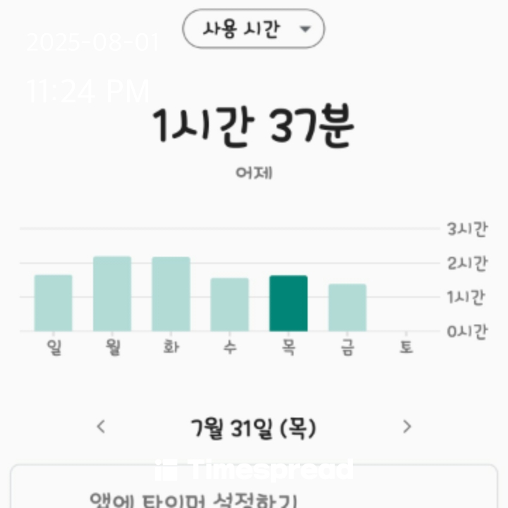 사용시간